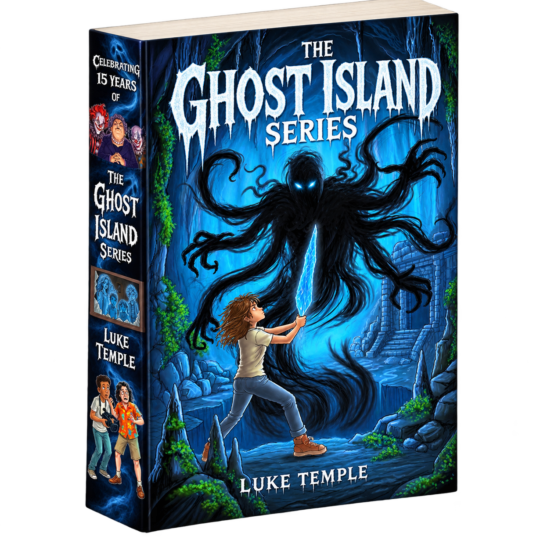 4 Ghost Island stories in 1 limited-edition book + poster + bookmarks - celebrating 15 years!
